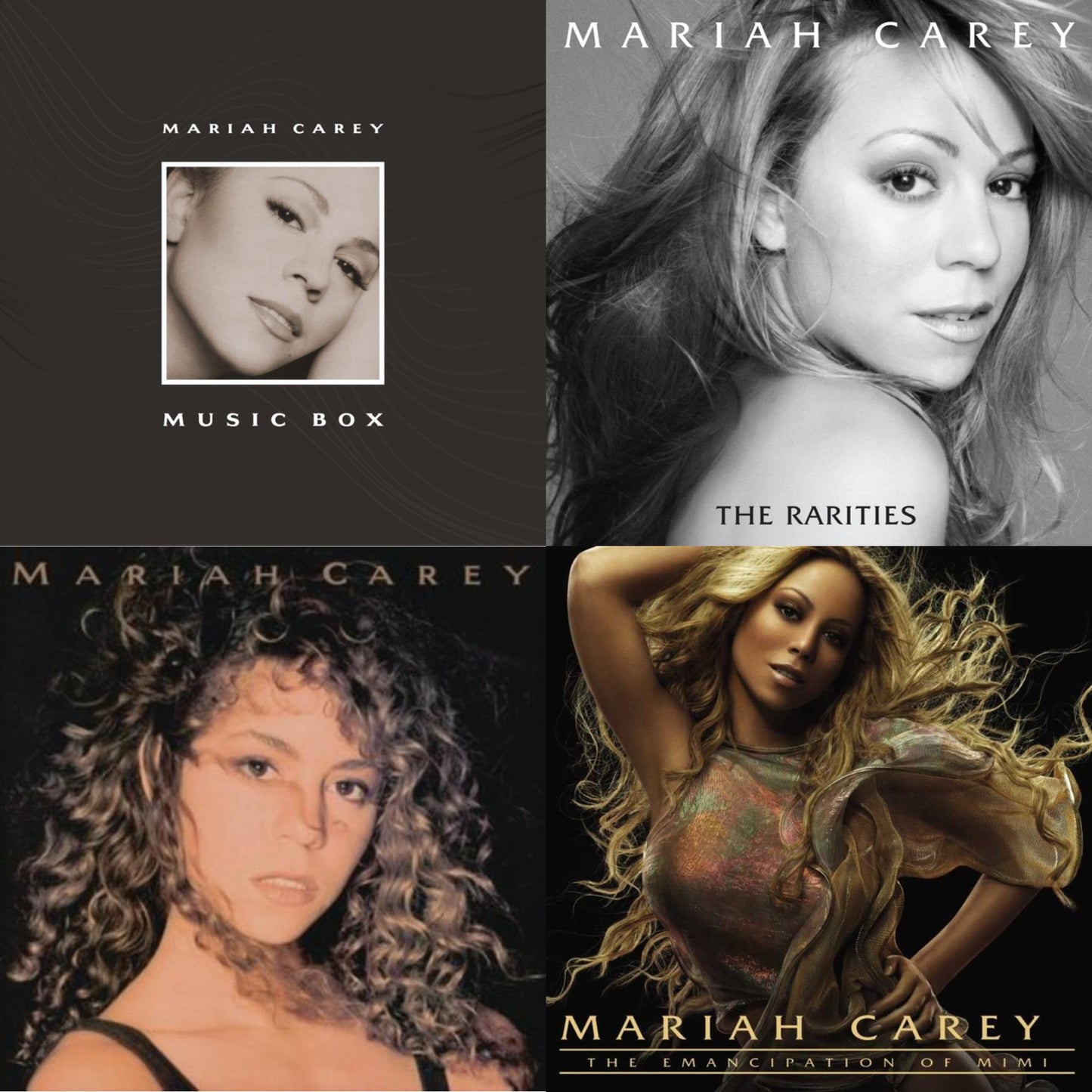 Mariah Carey & Rarities (4LP) & Music Box: 30Th Anniversary Expanded Edition (4LP) & Emancipation Of Mimi (2LP)