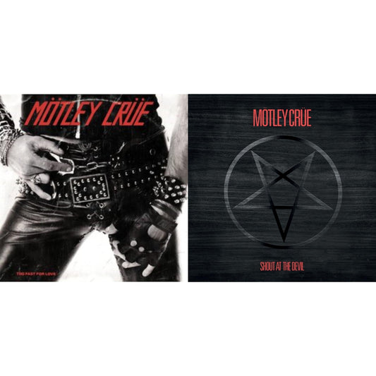 Motley Crue - Too Fast For Love & Shout At The Devil (40Th Annivesry Box Set/Color LP Vinyl & Colored 7Inch)