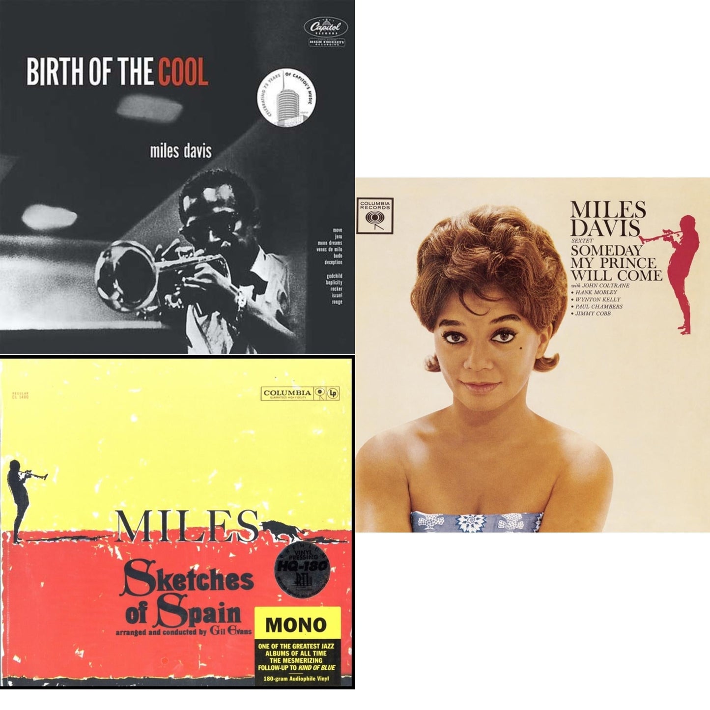 Birth Of The Cool & Sketches Of Spain (Mono) & Someday My Prince Will Come (180G)