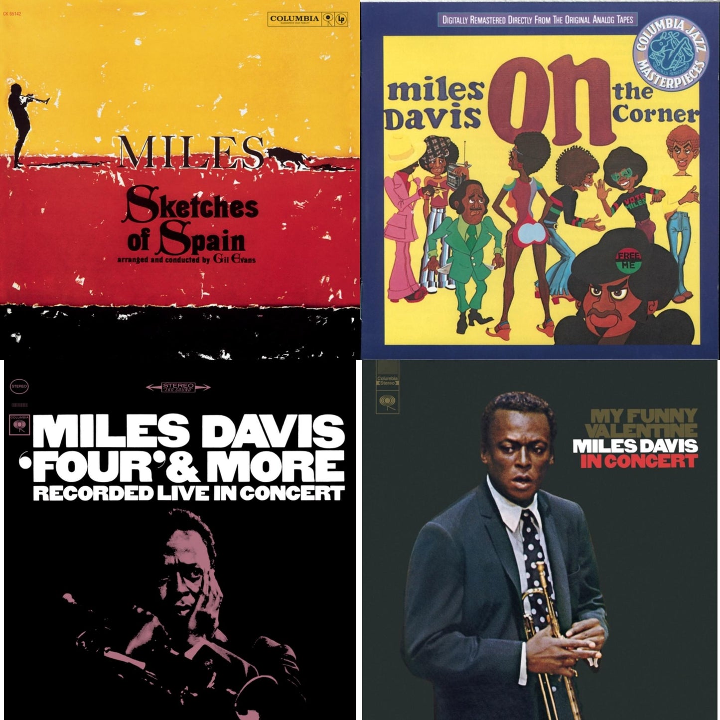 Sketches Of Spain & On The Corner & Four & More & My Funny Valentine