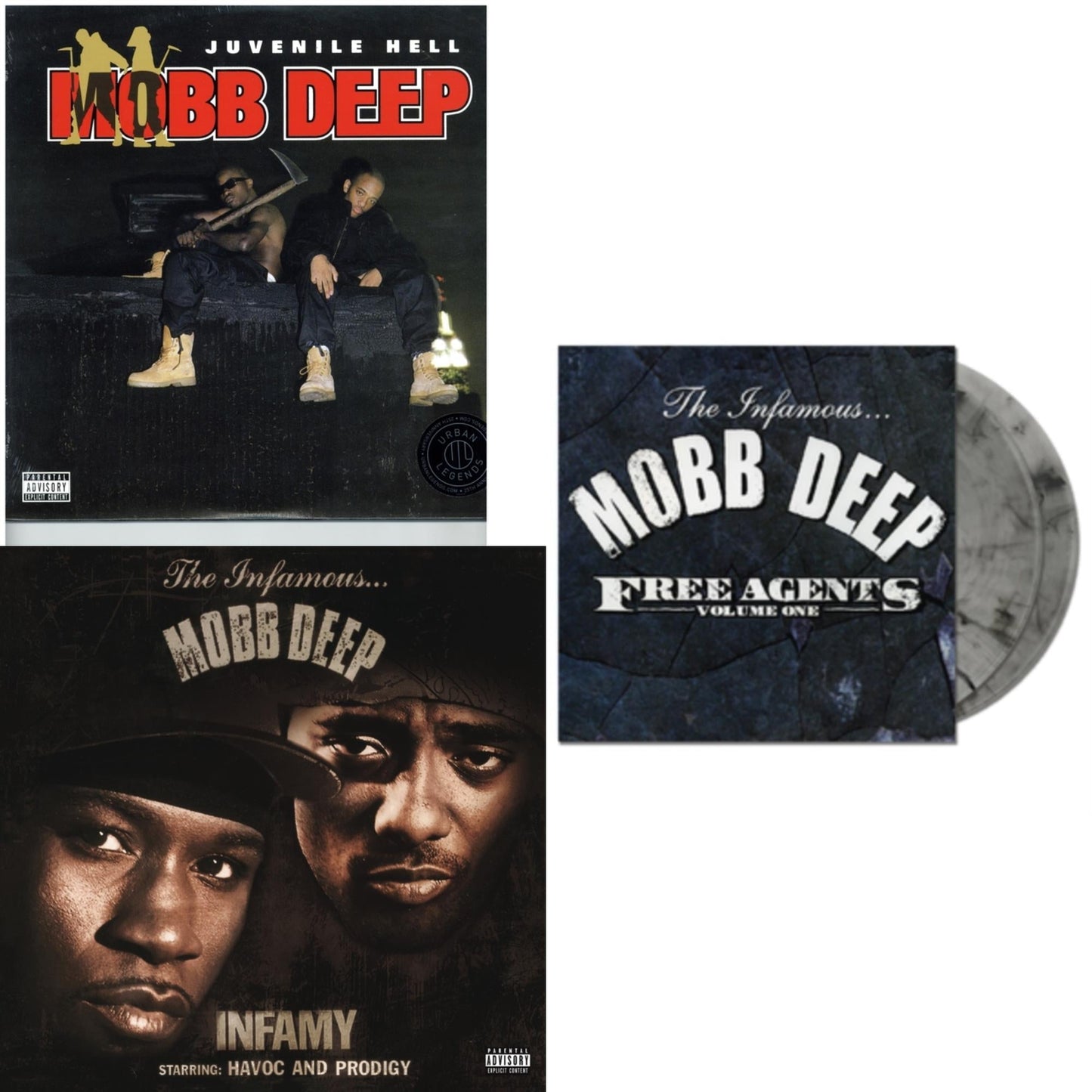 Infamy (2 LP/140G Vinyl/Dl Code) & Juvenile Hell (LP) & Free Agents (Smokey Clear LP Vinyl)