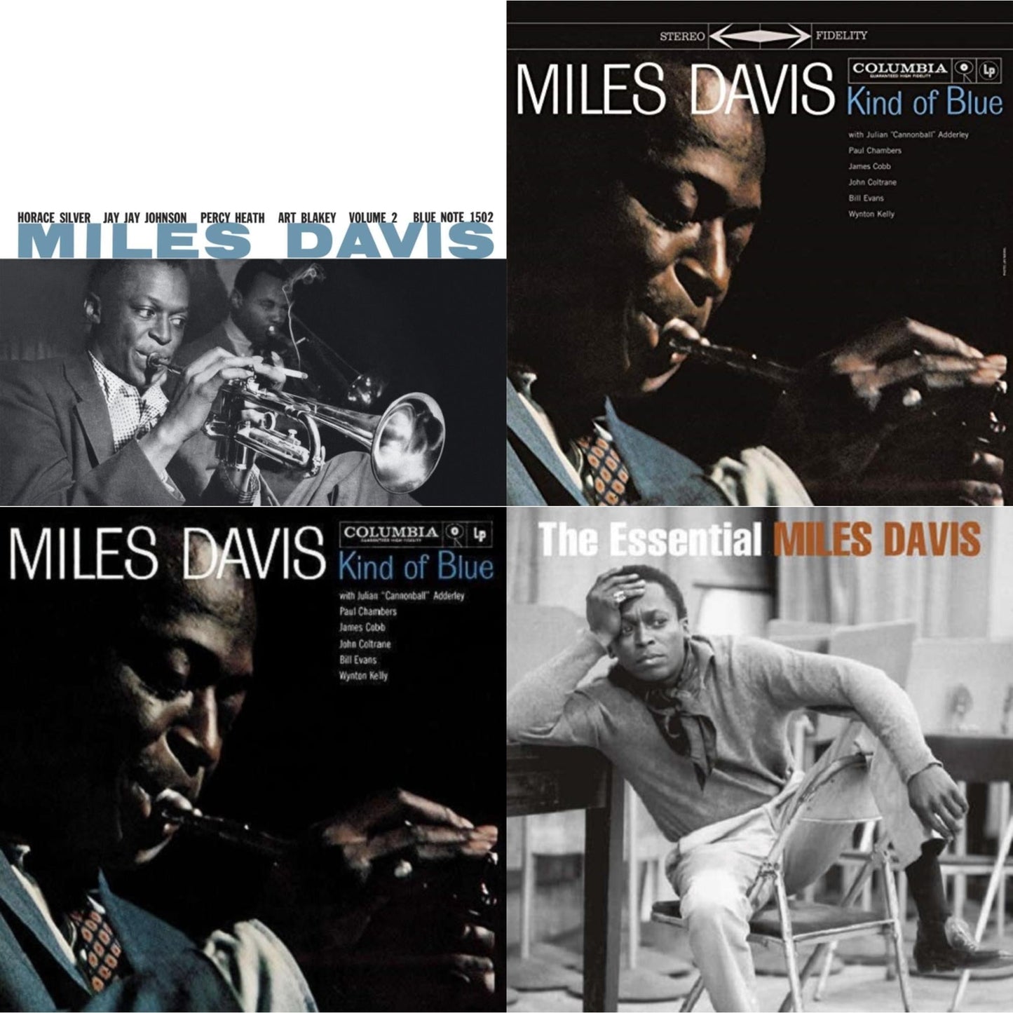 Miles Davis - Volume 2 (Blue Note Classic LP Vinyl Series) & Kind Of Blue (180G) & Kind Of Blue & Essential Miles Davis (2LP)