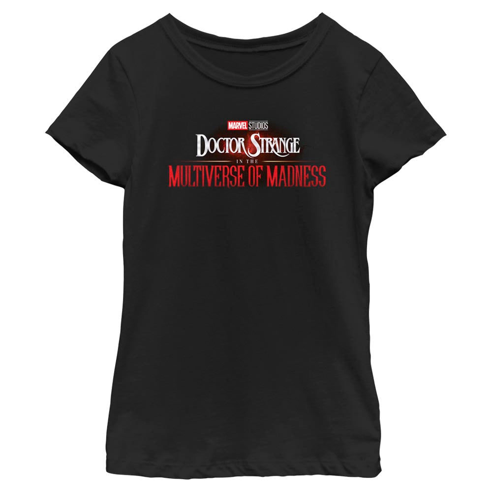 Marvel Doctor Strange Rendered Logo Girls Kids T Shirt