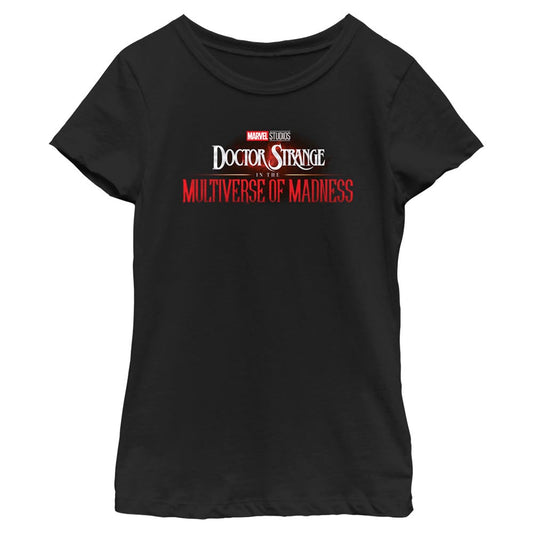 Marvel Doctor Strange Rendered Logo Girls Kids T Shirt
