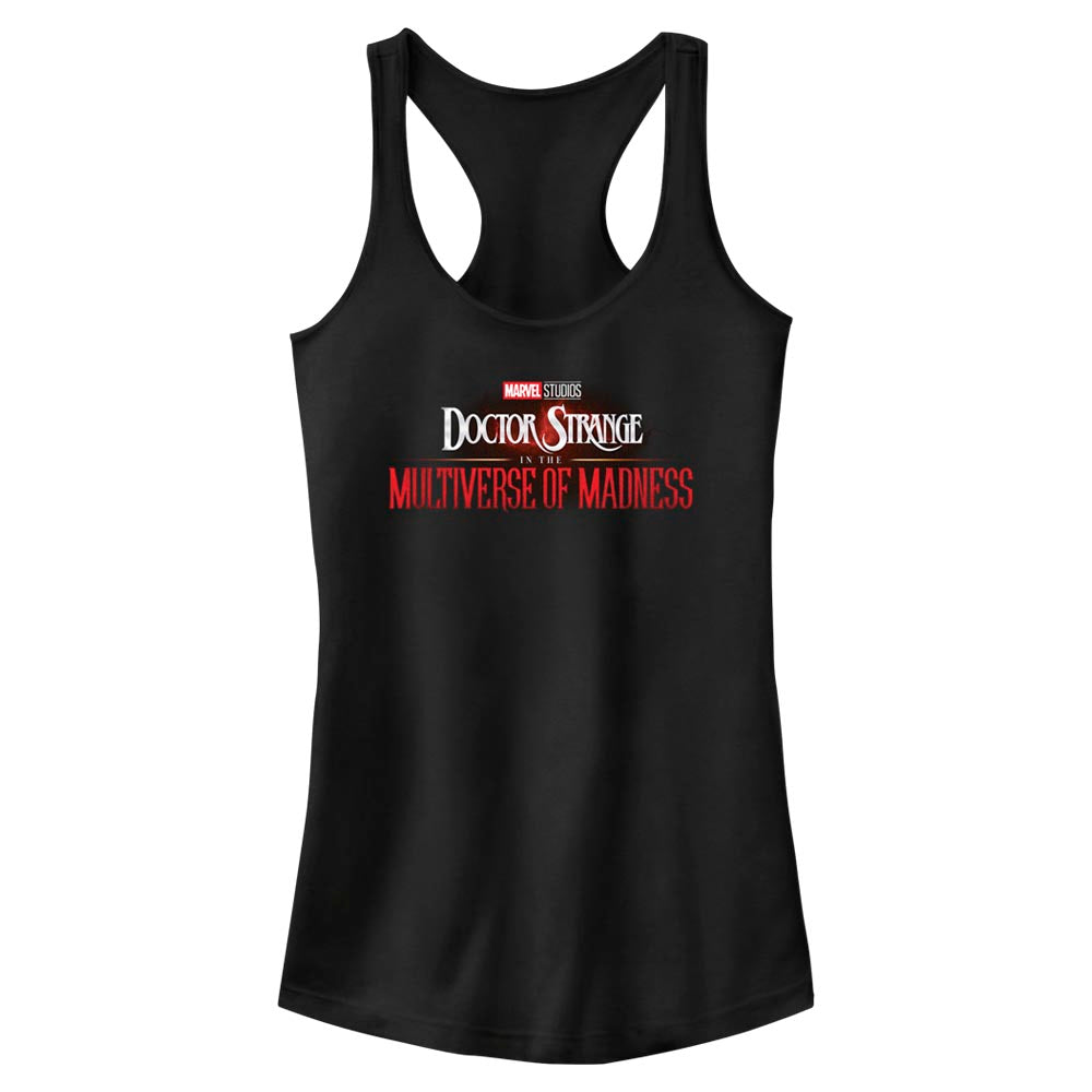 Marvel Doctor Strange Rendered Logo Juniors Tank Top Shirt
