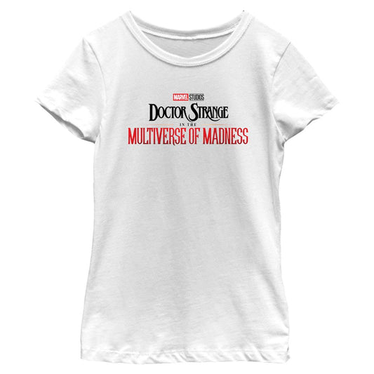 Marvel Doctor Strange 2 Main Logo Girls Kids T Shirt