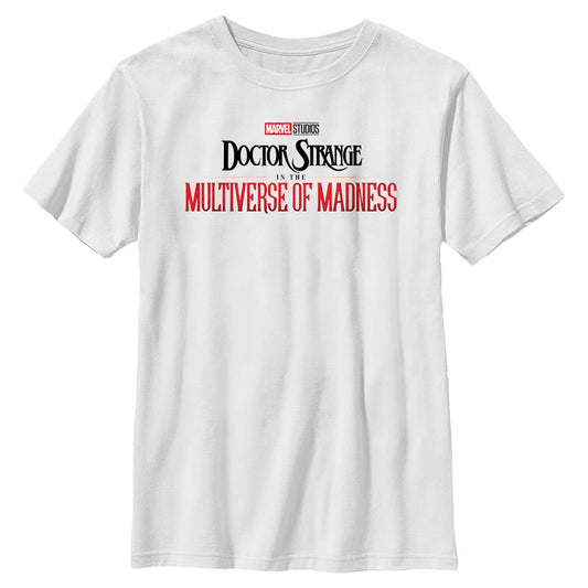 Marvel Doctor Strange 2 Main Logo Boys Kids T Shirt