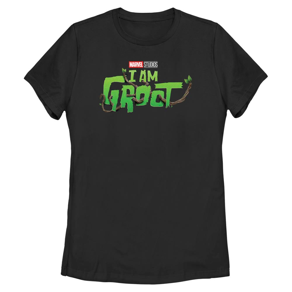 Marvel Groot Main Logo Womens T Shirt