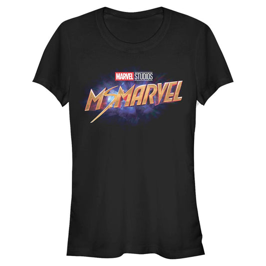 Marvel Ms Logo Junior's T Shirt