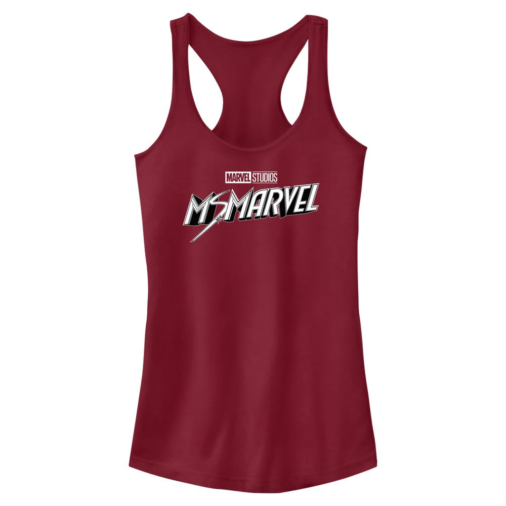 Marvel Black and White Juniors Tank Top Shirt