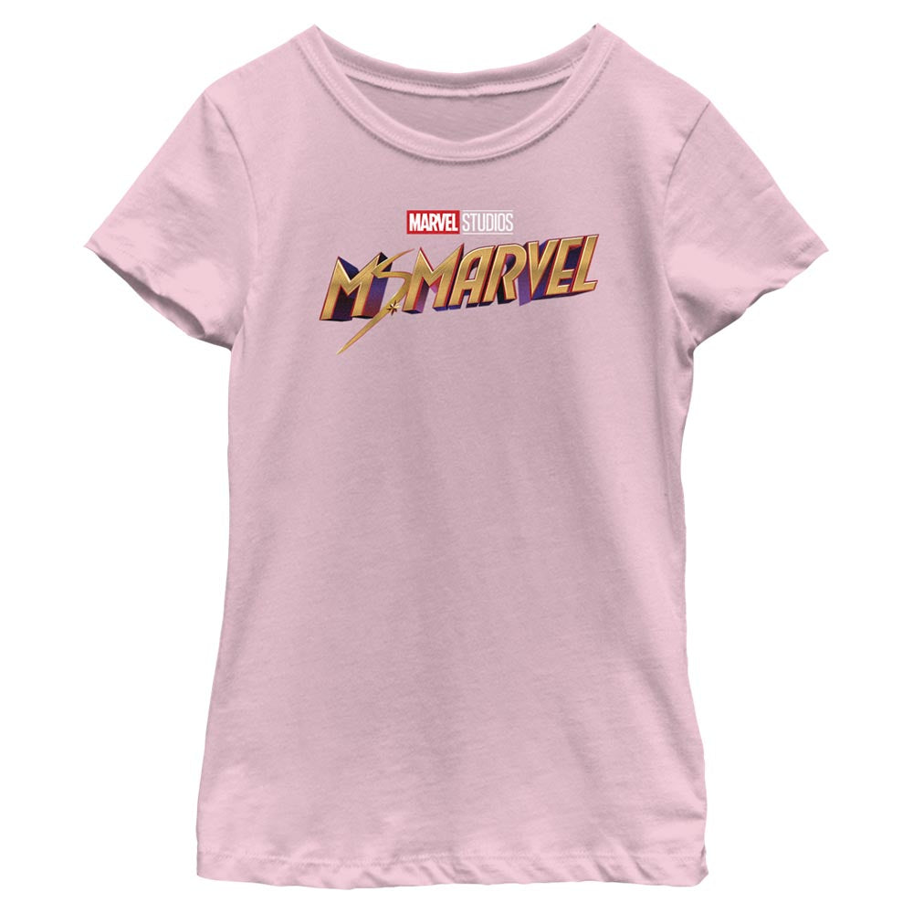 Marvel Classic Logo Girls Kids T Shirt