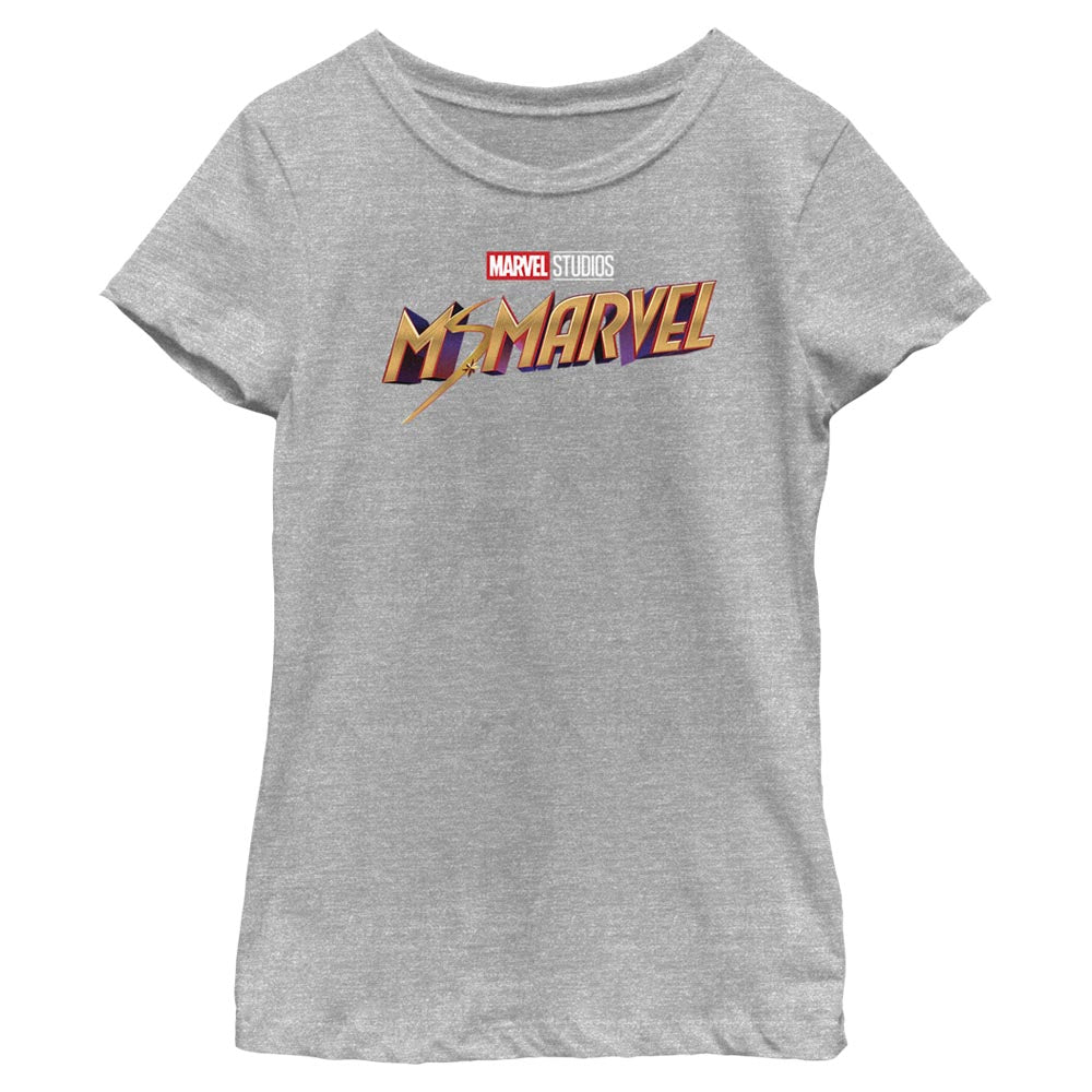 Marvel Classic Logo Girls Kids T Shirt