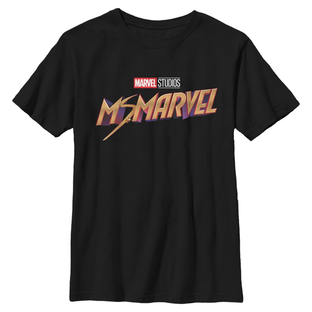Marvel Classic Logo Boys Kids T Shirt