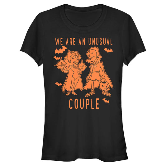 Marvel Couple Coloring Junior's Womens T Shirt