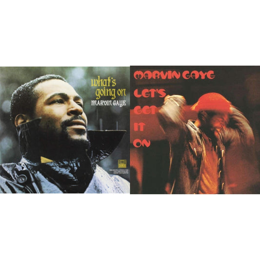 Marvin Gaye - Let's Get It On & What's Going On - LP Vinyl Bundle