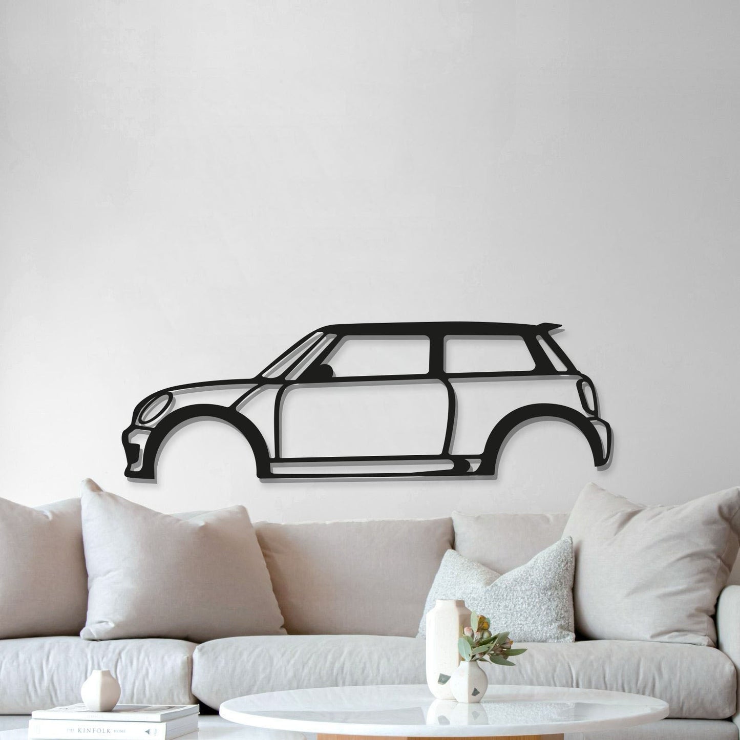 Cooper S Metal Car Wall Art  - MT0913