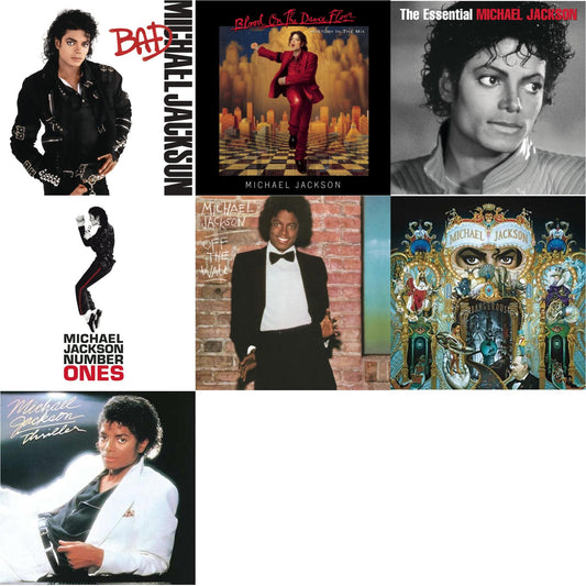 Michael Jackson - Blood On The Dance Floor / History In The Mix & Off The Wall & Bad & Number Ones & Essential Michael Jackson & Thriller & Dangerous - CD Bundle
