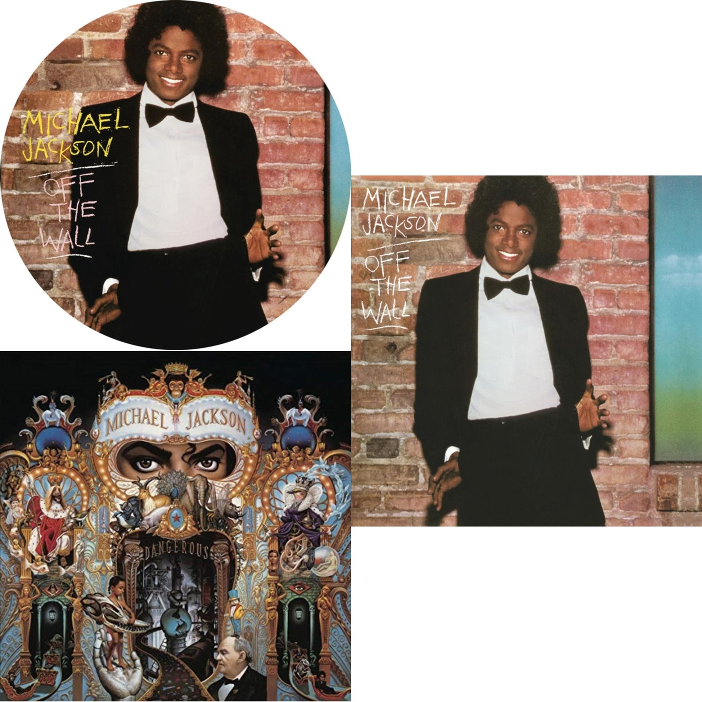 Off The Wall (Picture Disc) & Dangerous (180G/2LP) & Off The Wall (140G/Gatefold)