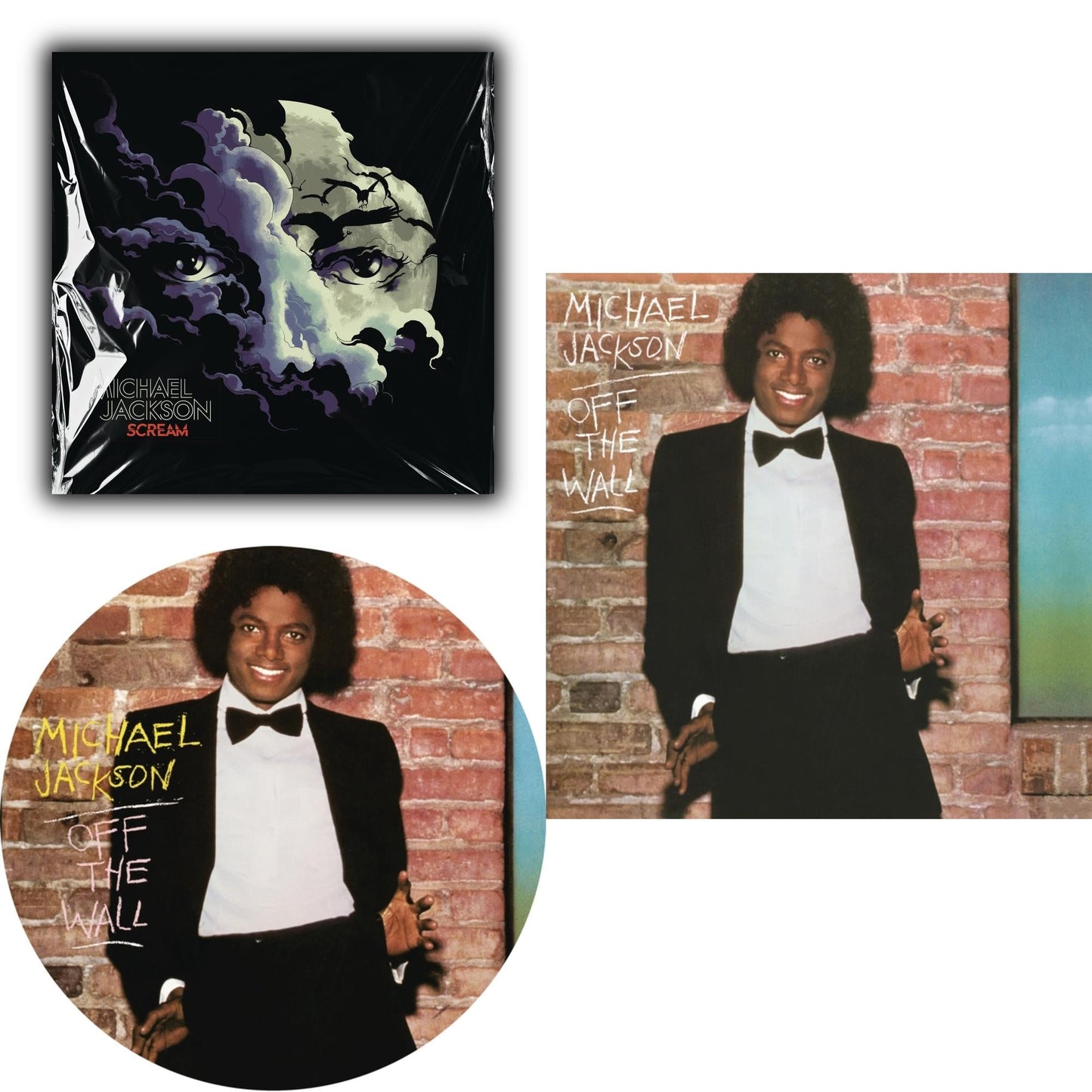Off The Wall (Picture Disc) & Off The Wall (140G/Gatefold) & Michael Jackson - Scream (2LP) (New LP Vinyl)