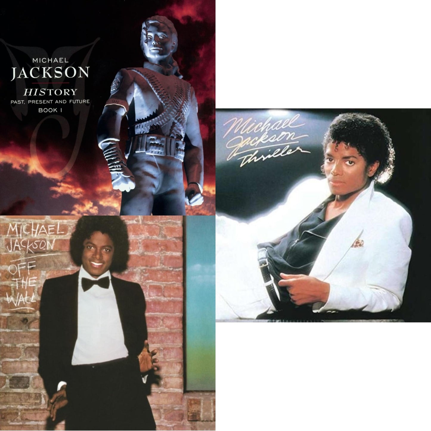 History: Past Present & Future Book 1 & Off The Wall & Thriller