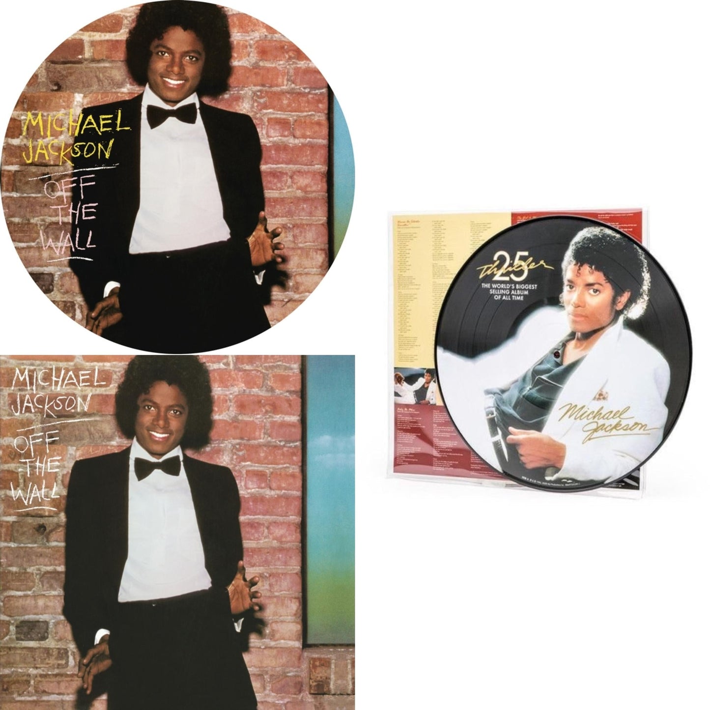 Off The Wall (Picture Disc) & Thriller (Picture Disc) & Off The Wall (140G/Gatefold)