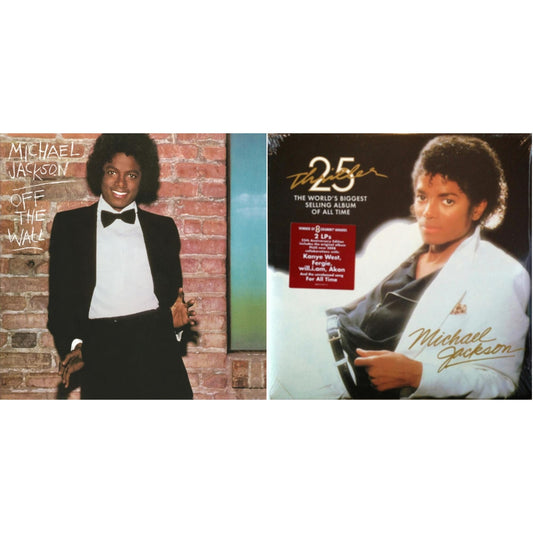 Michael Jackson - Thriller (25Th Anniversary Edition/2LP/180G/Gatefold) & Off The Wall (140G/Gatefold)