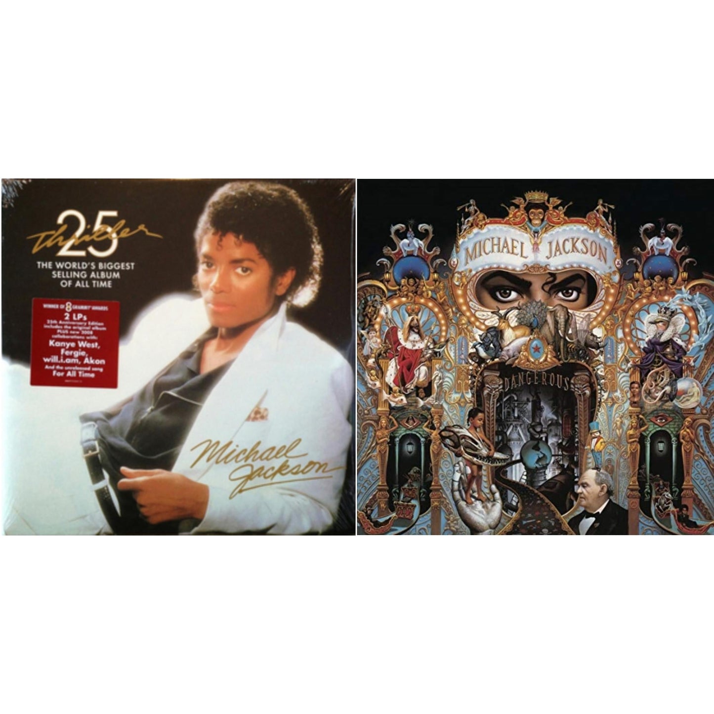 Thriller (25Th Anniversary Edition/2LP/180G/Gatefold) & Dangerous (180G/2LP)