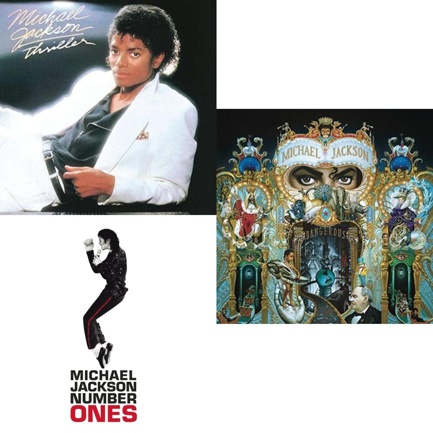 Number Ones & Thriller & Dangerous