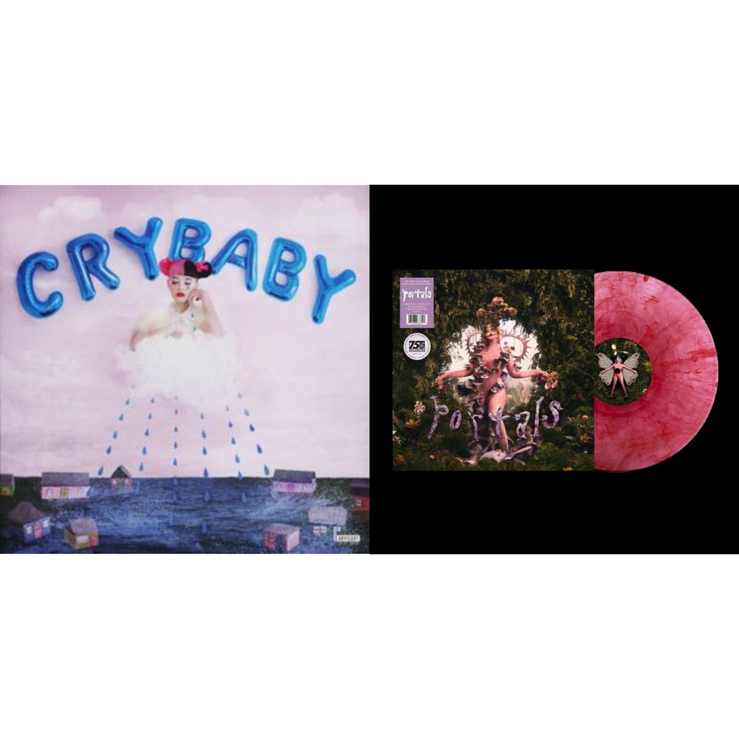 Melanie Martinez - Portals (Bloodshot Translucent LP Vinyl) & Cry Baby (X) (Deluxe Edition/2LP)