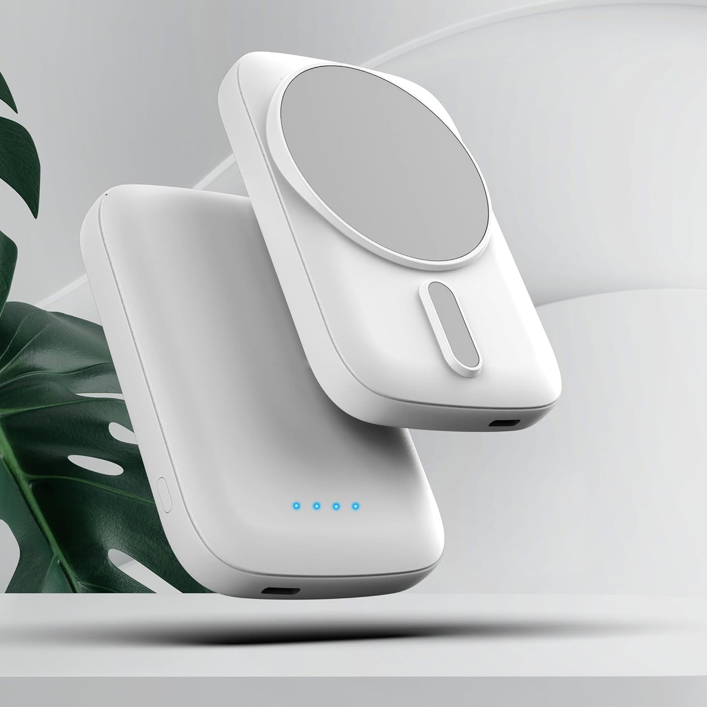 MagSafe Fast Charging Battery Pack for iPhone, Compatible with MagSafe - Ultra Slim Magnetic Power Bank, Portable Fast Charge Wireless Travel Charger (5000mAh)