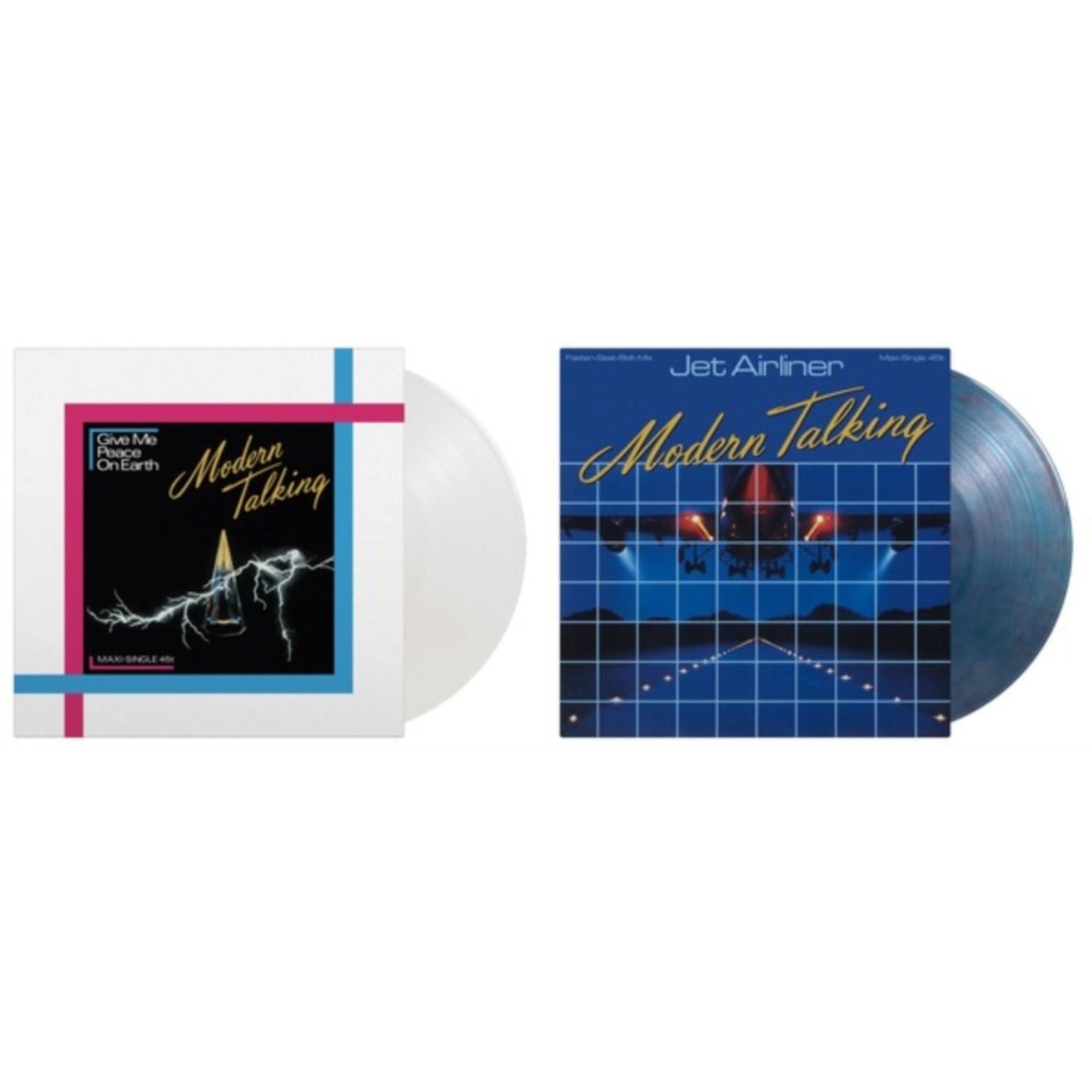 Give Me Peace On Earth (Crystal Clear Vinyl/180G) & Jet Airliner (Translucent Blue & Red Marbled Vinyl/180G)
