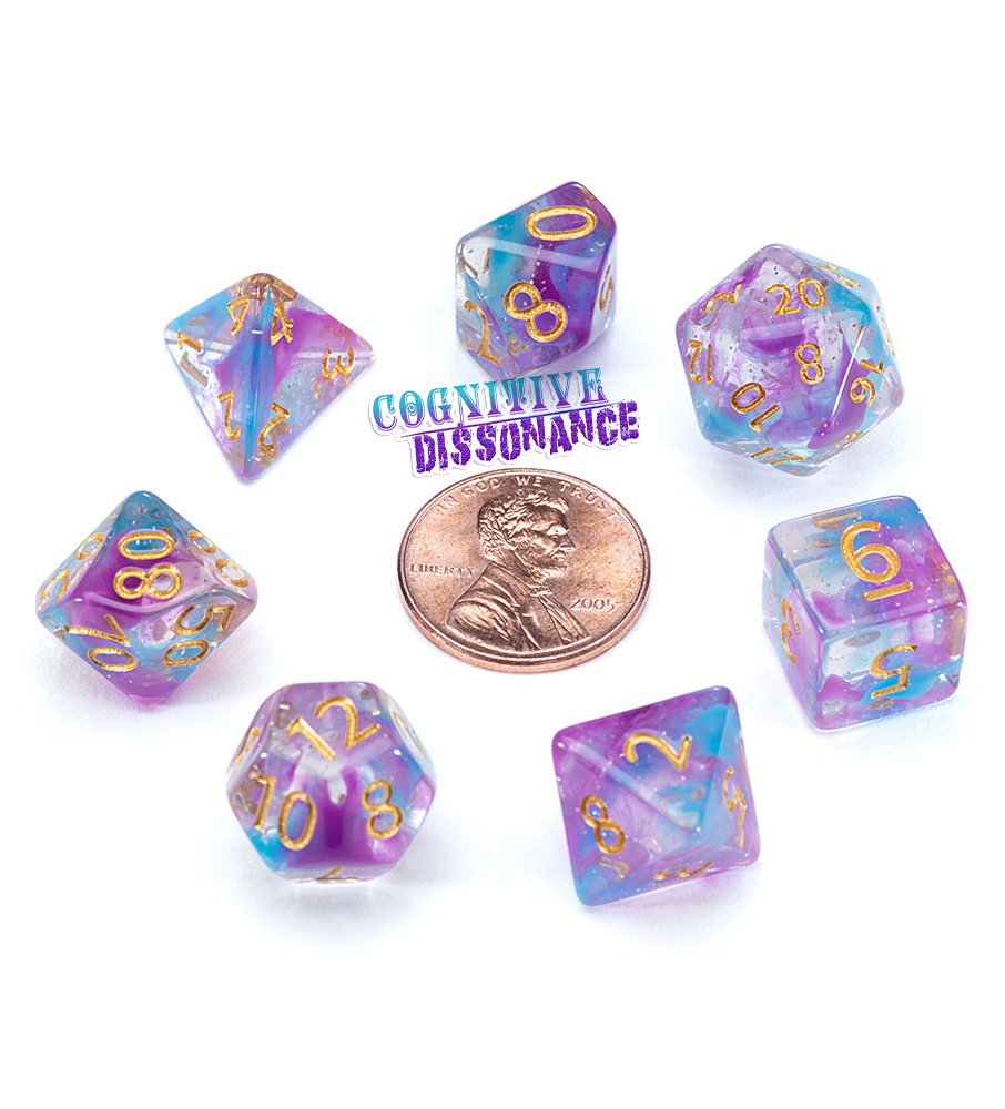 12mm Mighty Tiny Dice Set (7 Dice)