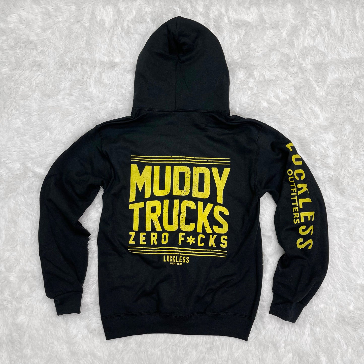 Muddy Trucks Zero F*cks Hoodie