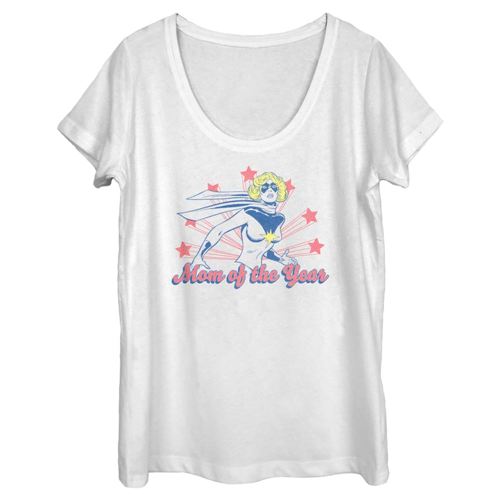 Marvel Mom of the Year Scoop Neck Womens T Shirt