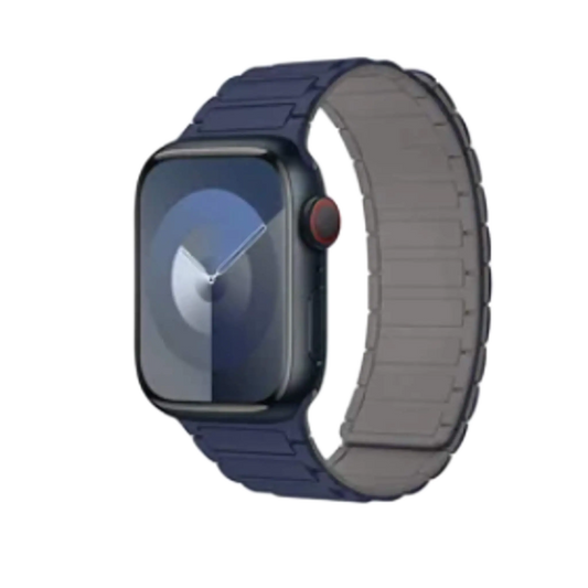 Magnetic Loop for Apple Watch Bands 44mm 40mm 49mm 45mm 41mm 38mm Silicone Bracelet iWatch Series 9 8 7 6 5 4 3 Se ultra 2 strap