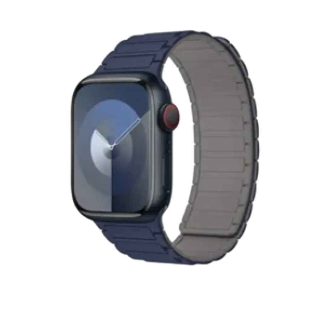 Magnetic Loop for Apple Watch Bands 44mm 40mm 49mm 45mm 41mm 38mm Silicone Bracelet iWatch Series 9 8 7 6 5 4 3 Se ultra 2 strap