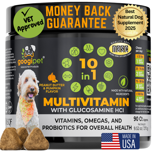 10 in 1 Multivitamin Chews for Dogs (Peanut Butter & Pumpkin Flavor)