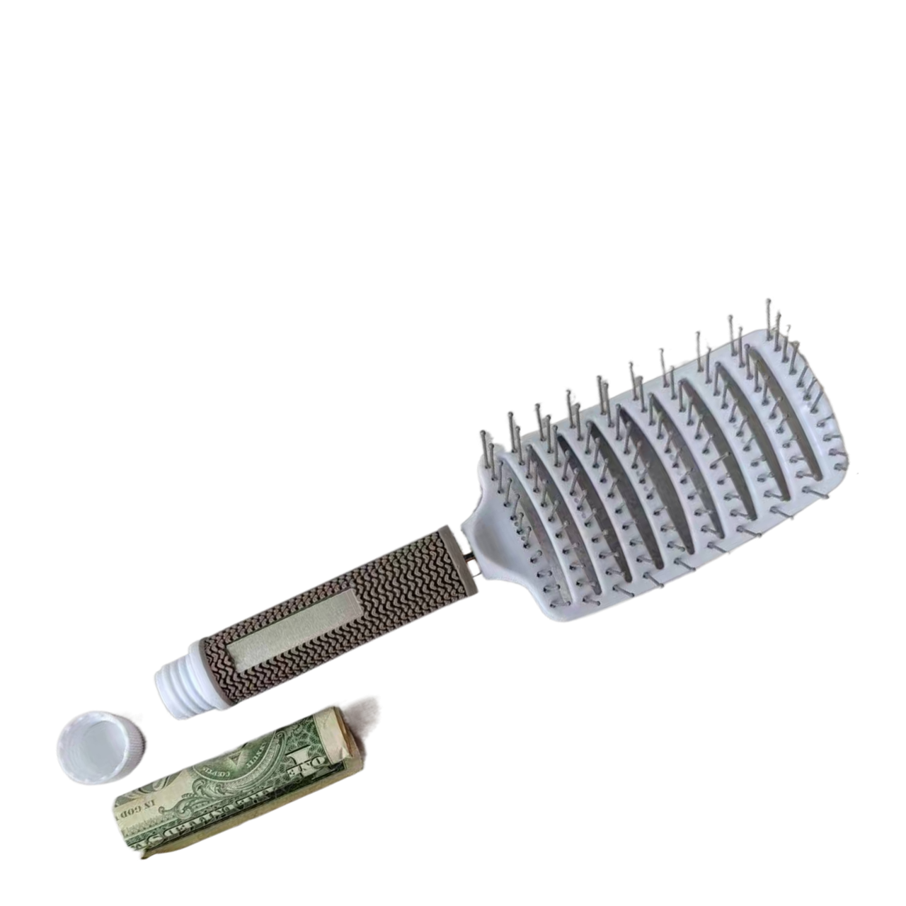 Hair Brush Diversion Safe - Discreet Stash Spot for Hiding Money & Valuables