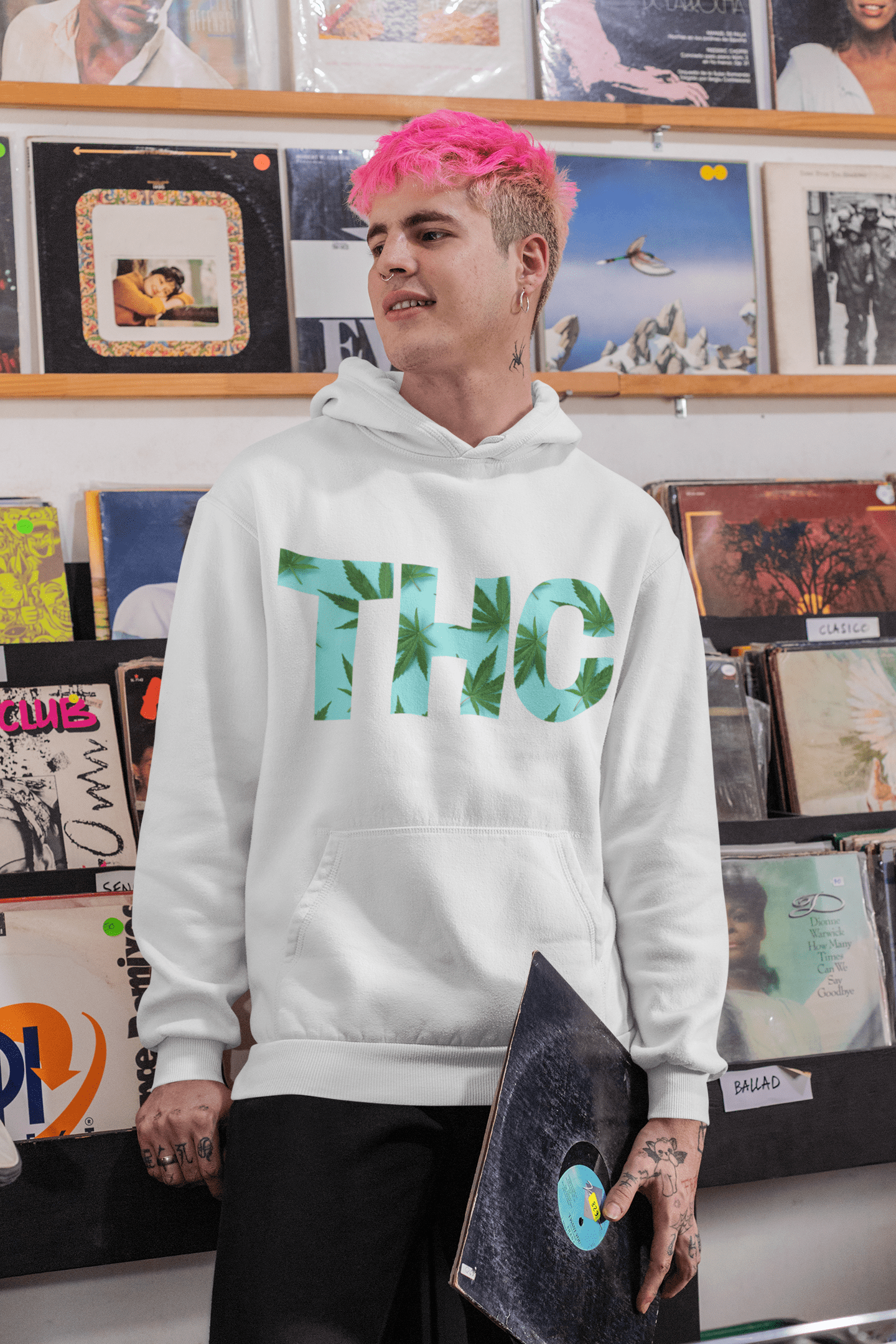 THC Mens Weed Hoodies