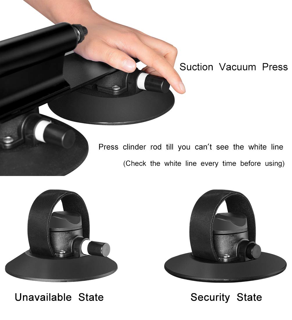 ROCKBROS Suction Cup Bike Rack for Car Roof Quick Release Sucker Mount
