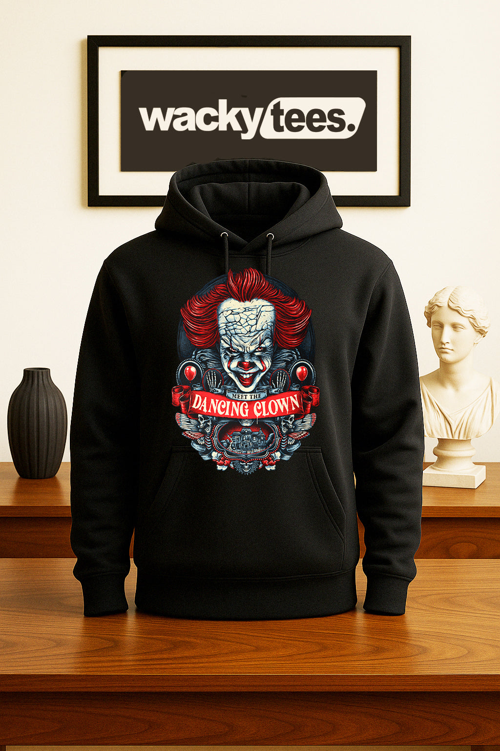 Meet The Dancing Clown Pennywise IT Horror Terror Halloween Graphic Tee Shirt