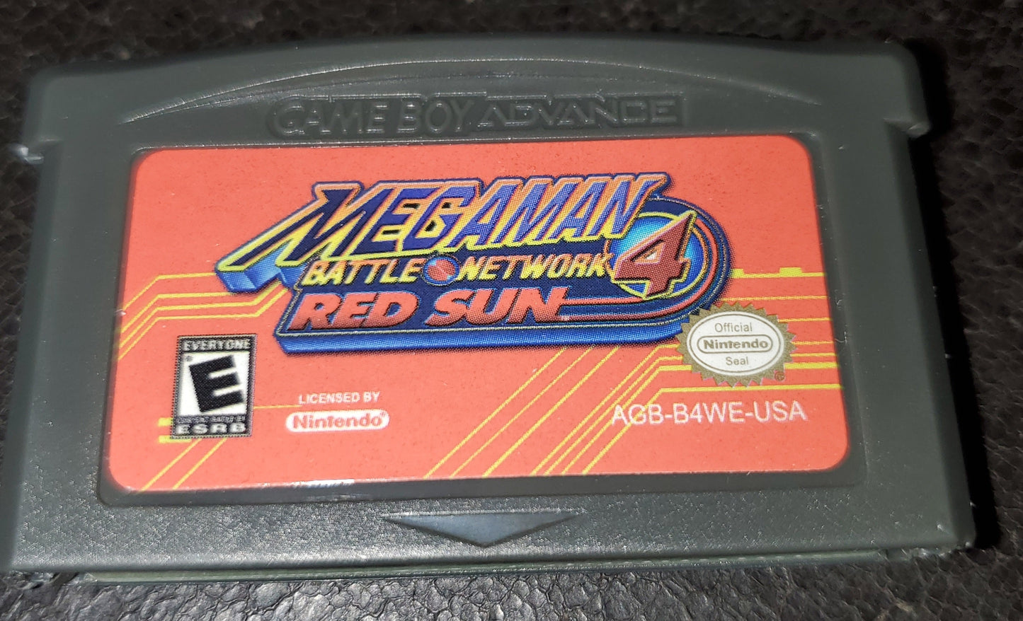 Mega Man Battle Network 4 Red Sun GBA Video Game Boy Advance Nintendo