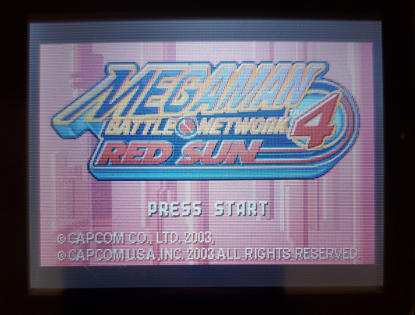 Mega Man Battle Network 4 Red Sun GBA Video Game Boy Advance Nintendo