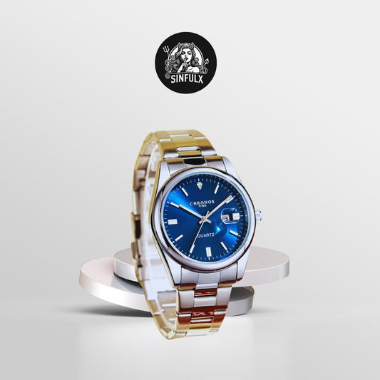 Men's Luxury Quartz Stainless Steel Watch