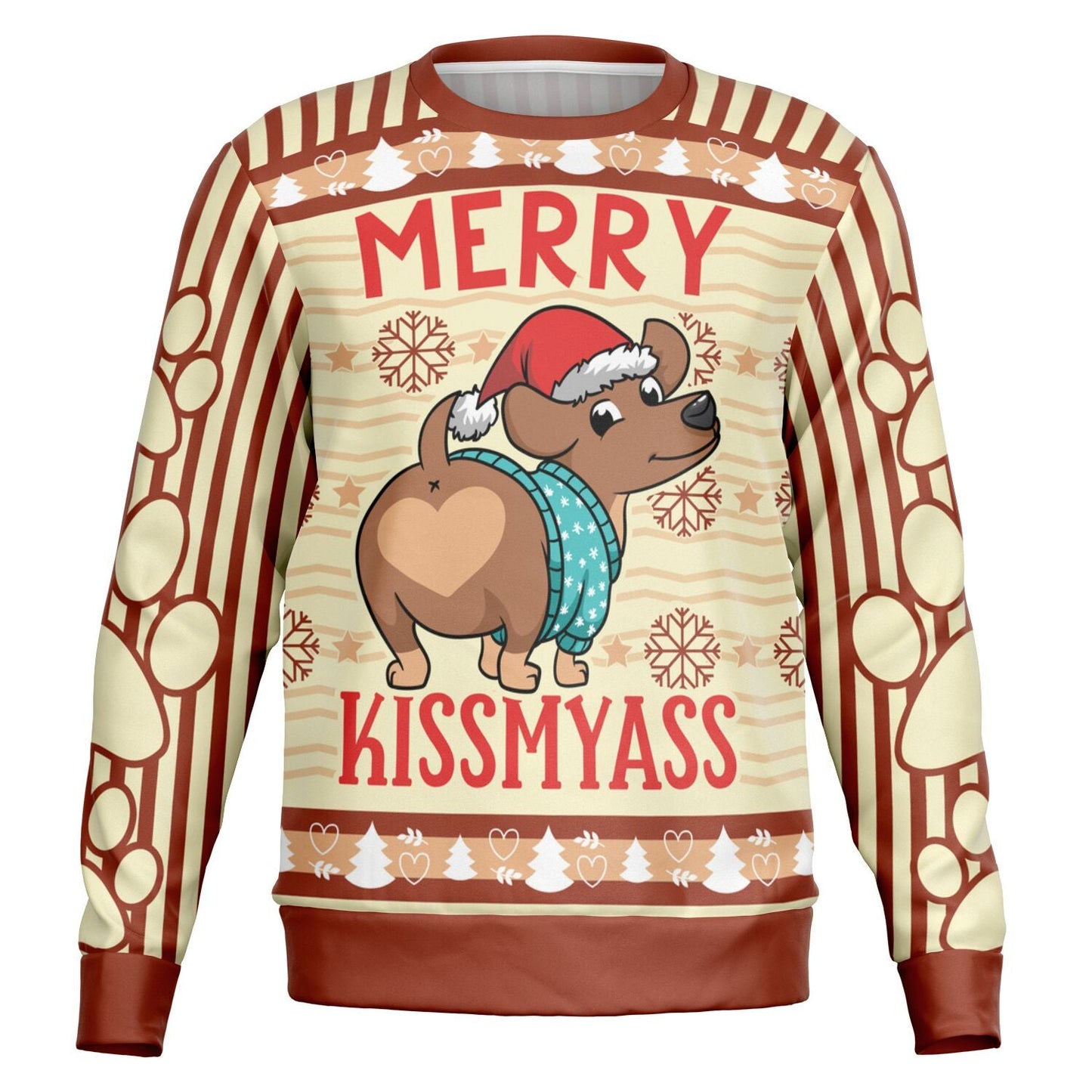 Merry Kissmyass Christmas Sweatshirt