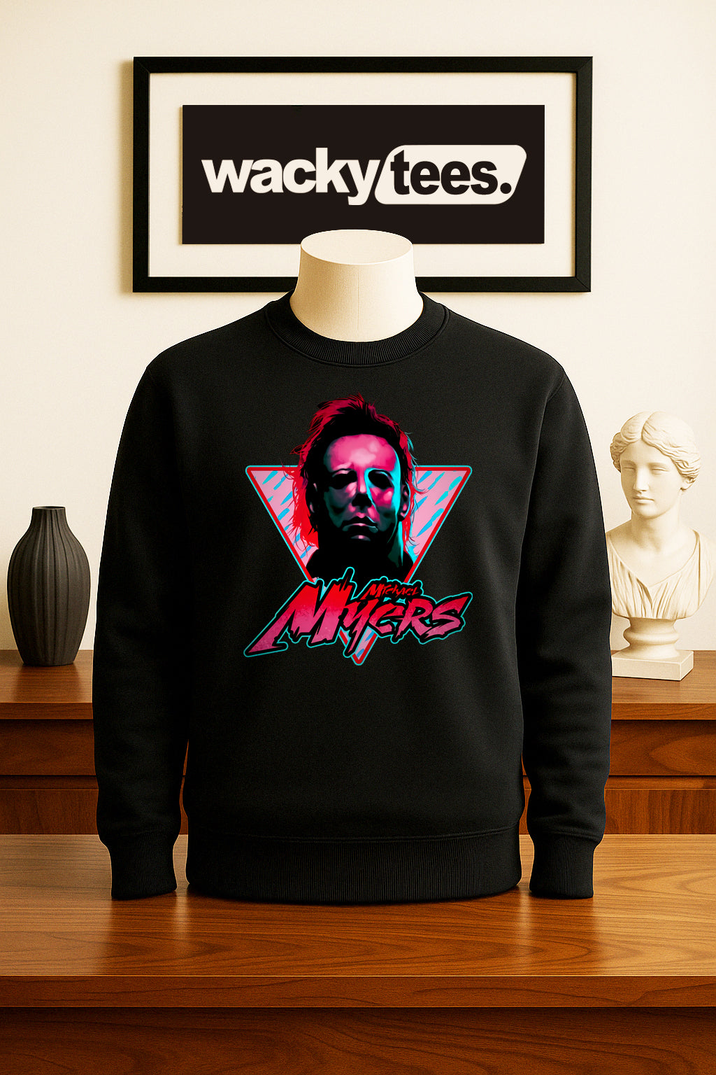 Michael Myers 80s style Horror Terror Halloween Graphic Tee Shirt