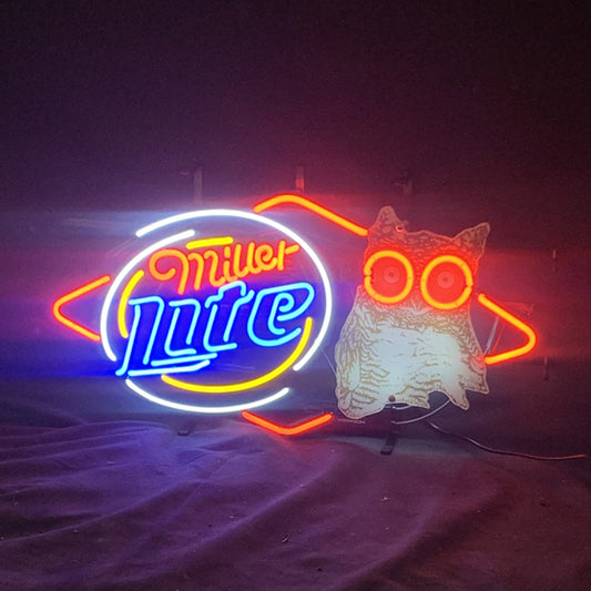 Miller Lite Hooters Neon Light Signs