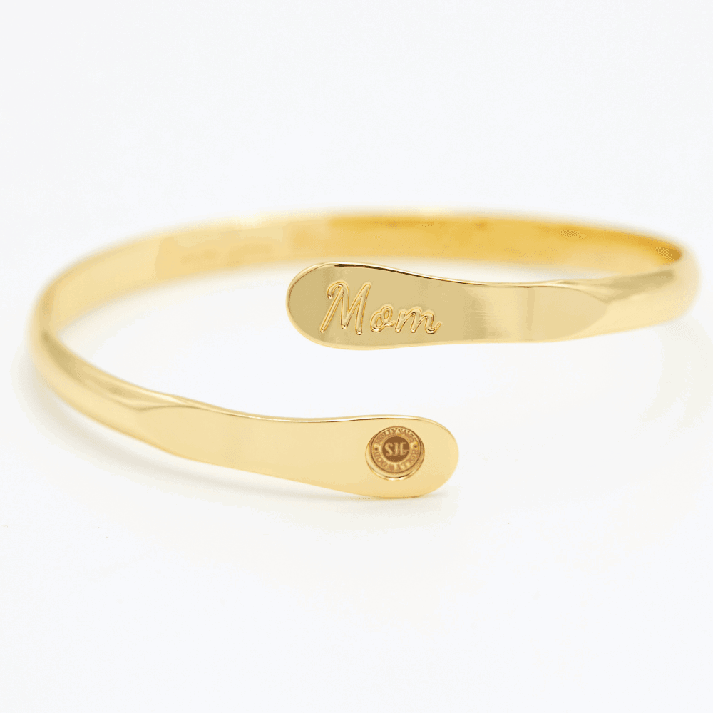 Mom Bracelets Engraved Bracelets Love you Mom Now & Always