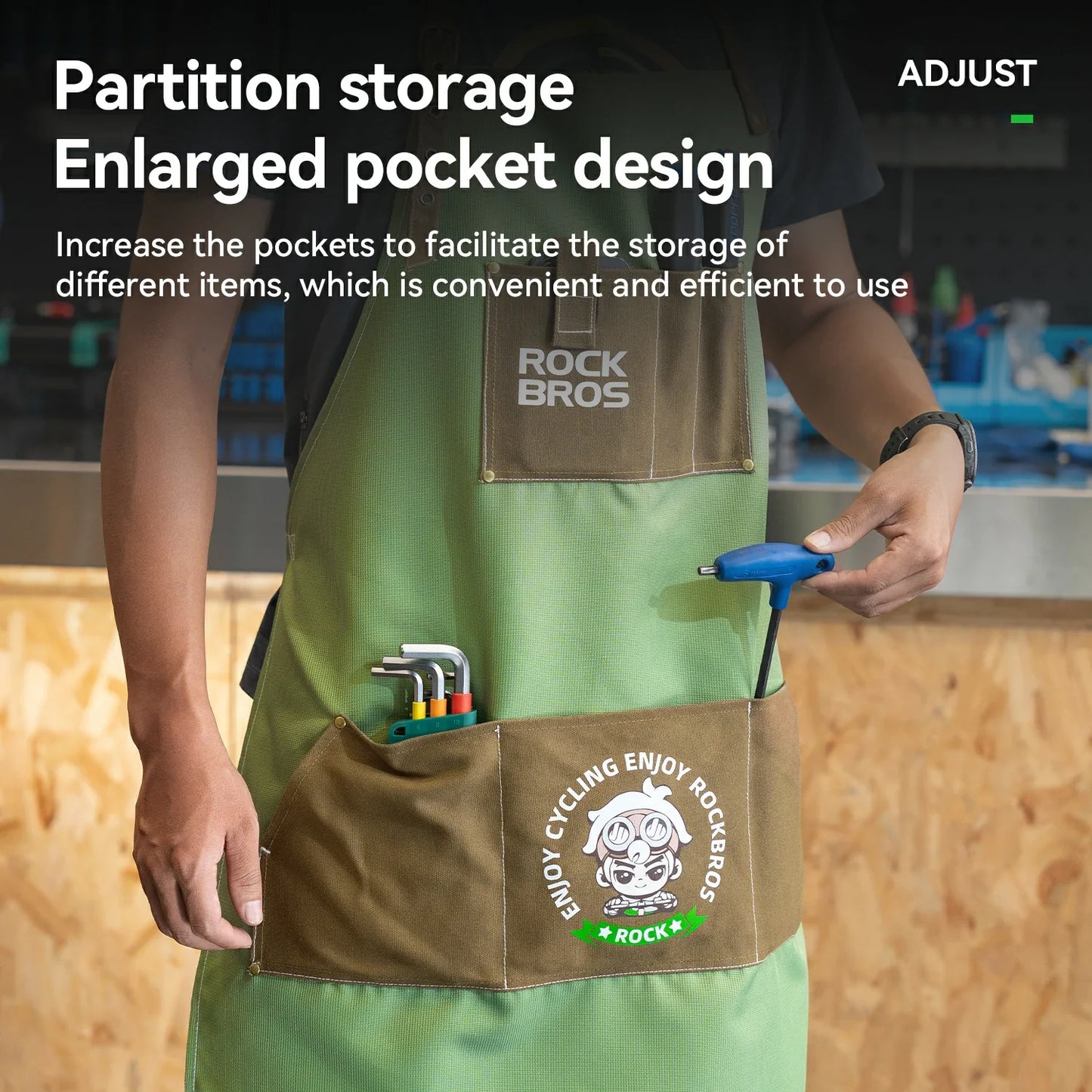 Multi-Pocket Work Apron