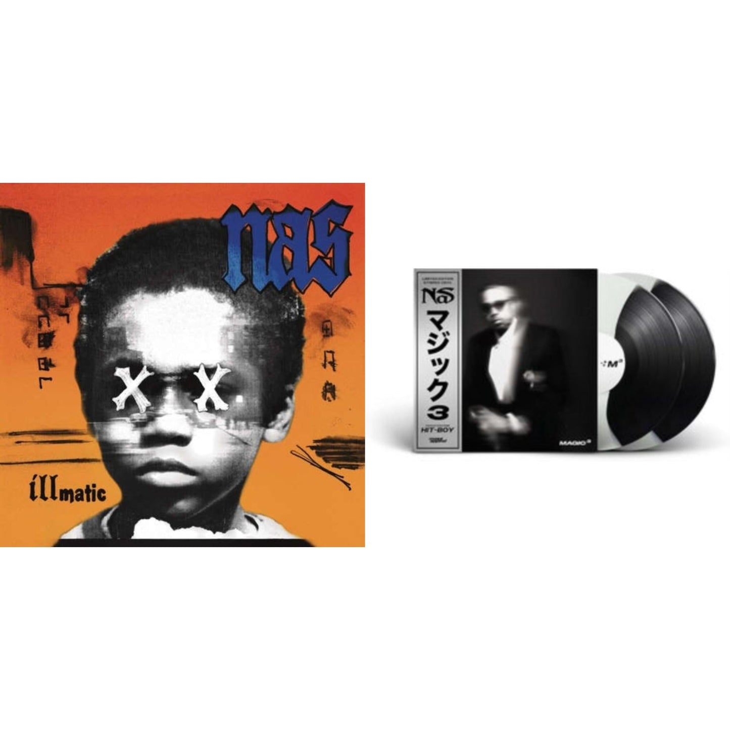 Nas - Magic 3 (2LP/Coloured Vinyl) & Illmatic Xx (Pa/180G/Dl Card)